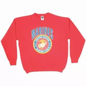 Marines Insignia Sweatshirt Red - 2XL                 
