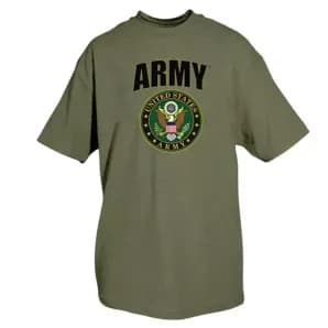 Army Crest T-Shirt Olive Drab 3XL                             