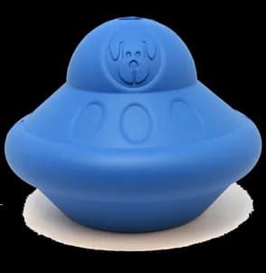Flying Saucer Dog Toy - Durable UFO Chew Toy & Treat Dispenser 