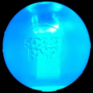 Strobe Ball Light-Up Dog Toy - Durable Floating Chew Ball 