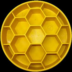 Honeycomb Design eBowl Enrichment Slow Feeder Bowl for Dogs