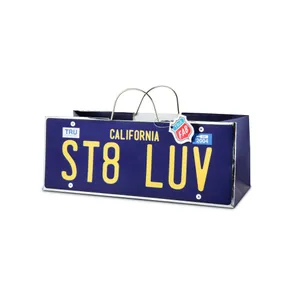 California License Plate Gift Bag