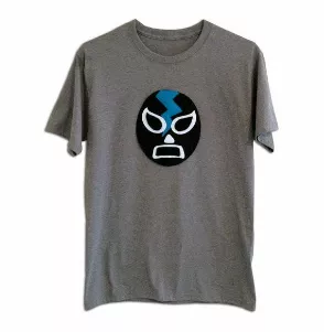 Luchador Negro - Black Mexican Wrestler Men's T-Shirt
