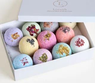 11 Bath Bombs Gift Box + one Free Bomb to make 12 !!