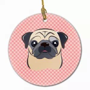 Dog Portrait on Ceramic Ornament