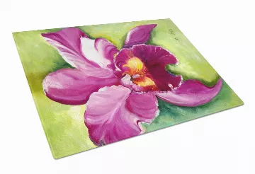 Flower Glass Cutting Board Large
