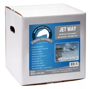 50lb Box of Bare Ground Jet Way Sodium Formate Granular Deicer