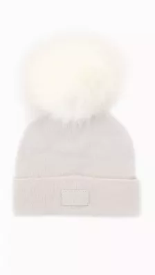 Fur Pom Beanie Hat