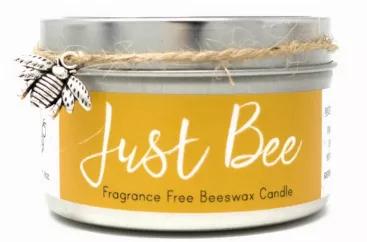 Beeswax Candle - Just Bee (no added scent)