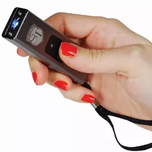 Slider 40 Million Volt Stun Gun Flashlight 4.9 Milliamps 