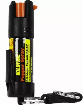 Wildfire 1.4% Mc 1/2 Oz Pepper Spray Belt Clip And Quick Release Keychain