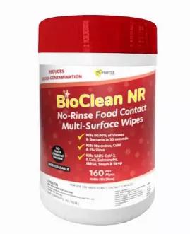 BioClean NR No-Rinse Food Contact Multi-Surface Wipes 