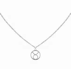 Taurus Zodiac Symbol Necklace