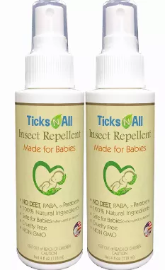 All Natural Insect Repellent 4 Babies 4oz (2 pack)