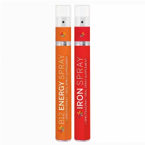 Iron Power Oral Spray Supplement Kit by SpectraSpray 