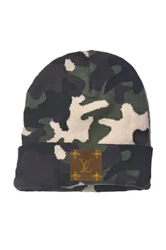 Upcycled Camouflage Beanie