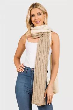 Knit Split Scarf