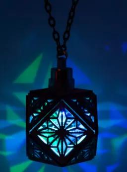 Sacred Cube Red Cedar Necklace & Pendant