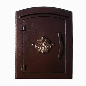 Manchester Non-Locking Column Mount Mailbox With Logo