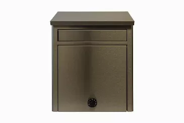 Kalos Stainless Steel Wall Mounted Mailbox With Combo Lock