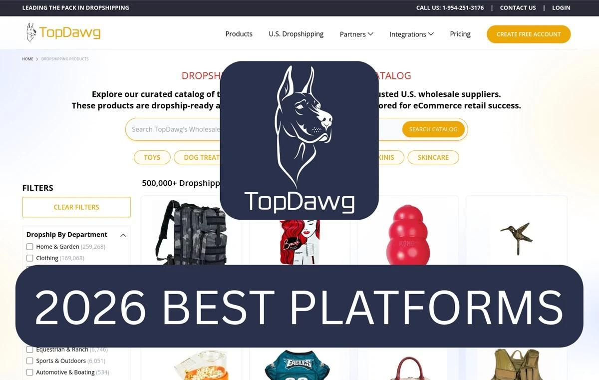 TopDawg Named One of 2026’s Best eCommerce Platforms by Startup Fortune as U.S. Dropshipping Surges