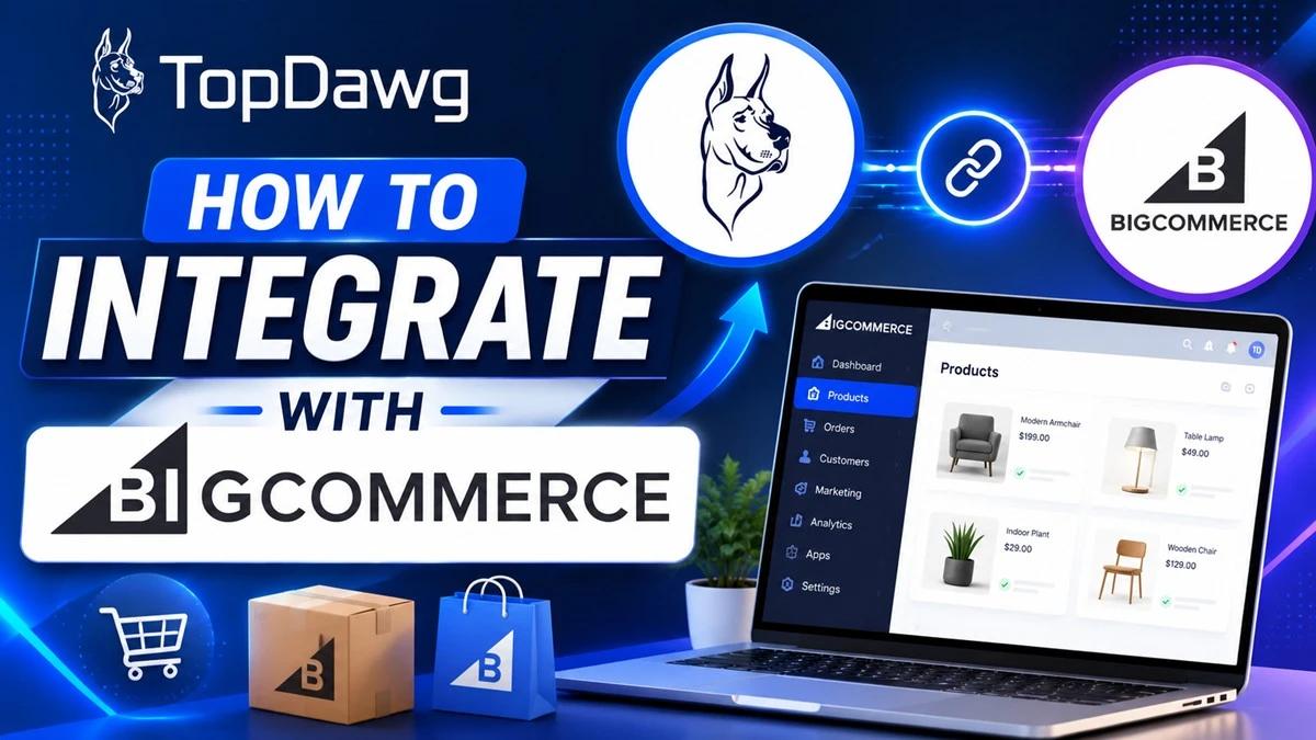 How to Integrate TopDawg with BigCommerce