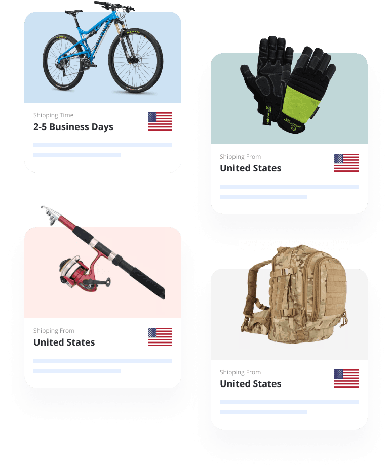 DROPSHIPPING SPORTS & OUTDOOR RECREATION PRODUCTS