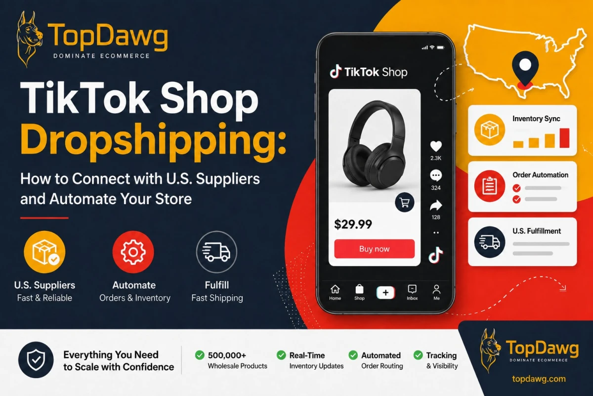 TikTok Shop Dropshipping: How to Connect with U.S. Suppliers and Automate Your Store