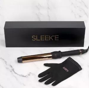 All it takes is 5 seconds for Sleeke's tourmaline infused titanium curling wand to create it's magic. Refresh your style with our Sleek'e curling wand and give your hair long-lasting volume and glow. You can create soft beachy waves and more with our 32mm barrel! The Sleek'e tourmaline infused titanium barrels allow you to create the style you desire for any occasion. With the negative ionic technology that eliminates frizz and protects your hair from damages, leaving any type of hair smooth, so