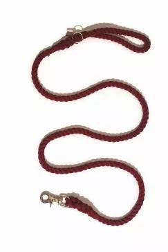 <meta charset="utf-8">Hand Dyed Burgundy Rope Dog Leash in size 3/8 inch<br><br><span>**Every purchase we donate 5 pounds of food to a non-profit animal shelter/rescue. Orders more than $75 and we donate 8 pounds of food and paw cream and a rope toy to the shelter.**</span><br><br><span>Our traffic leads are 2 ft in length. </span><br><br><span>PRODUCT: </span><br><span>Our leashes are made of 100% cotton rope and colored using pet safe dyes. They are soft and comfortable, yet very durable. We u