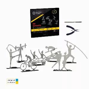 <p>99 SPORTS METAL MODELS - The Metal-Time 99 Sports are different sports that you can get acquainted with while collecting our 3d puzzle metal. This metal craft kit is 99 small metal figurines that demonstrate one of the types of the Olympic Games.</p><br>
<p>GREAT EXPERIENCE for BRAIN and HANDS - Metal Time engineers have collected 99 metal sports figures in one box for those who love technical creativity. By collecting all these models, you will have a tremendous experience of hand and brain 