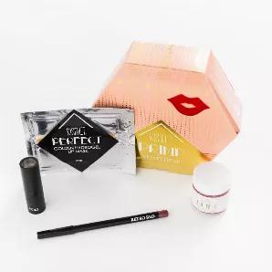 <p>Pre-selected Lip Kit that makes the decision, or gift-giving, a tad bit easier. Our Girls Night Out kit includes a Refresh-Mint Buff Sugar Lip Scrub, a Golden Hydrogel Lip Mask, Retro Red Edge Lip Liner & Burnout Velvet Lipstick. Bold lips and fresh breath all in one place!</p> <br>
<p>LIP SCRUB: Fine Grain Sugar, Agave Nectar, Butyrospermum Parkii (Shea Butter), Cocoa Butter, Whipped Coconut Oil, Nem, Jojoba Oil, Vitamin C Ester, Sorbic Acid (Natural Preservative) and Tocopherol (Vitamin E).