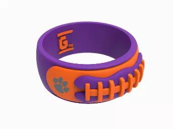 <span data-mce-fragment="1"><strong>Go Tigers!</strong> Represent your team by sporting this one-of-a-kind-3-dimensional Clemson collegiate silicone ring. Our collegiate rings are a perfect way to show off your school spirit! The recycled medical grade silicone ensures that your ring will remain flexible and comfortable under any condition. Our rings feature anti-cold properties which means that they can withstand down to -148?F (-100?C) Our collegiate rings are the perfect accessory to complete