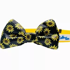 <p>Even at an evening event, your pup will follow the sun and turn heads in our Black Sunflower dog bow tie. Our bow ties are made with high-quality fabric and thickly sewn; contributing to its durability. A portion of all purchases will go to the magic bullet fund. Free shipping on orders over $10 (contiguous United States). Even at an evening event, your pup will follow the sun and turn heads in our Black Sunflower dog bow tie. Our bow ties are made with high-quality fabric and thickly sewn; c