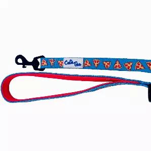 <p>Available in two different sizes, 5ft and 6ft, our dog leashes are cute and durable! </p>
<strong>Features</strong><br>
<ul>
<li>Soft, durable nylon dog leash with heavy-duty stitching allows our leashes to be tough enough to keep you in control and not your dog</li>
<li>Comfortable, soft padded loop handle make for an easy hold</li>
<li>Available in two sizes, 5ft long, 1/2" width and 6ft long, 1" width</li>
<li>Secure snap bolt clip </li>
<li>Clip at top by handle </li>
<li>Available in var