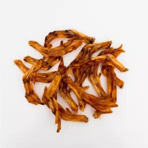 Okay so get this... we have chips, but for dogs! Crunchy, and packed with tons of flavor, our all-natural Duck Feet are the perfect way to satisfy your pup's need for a good crunch! Our duck feet for dogs are great rewards for your pup during training as they learn new behaviors or tricks! <br>
