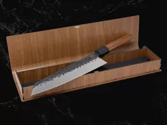 One of the best Japanese knife for chopping, cutting and slicing. You can slice fish and cut veggies too. It's brought to you buy well known brand "IYI" knives.