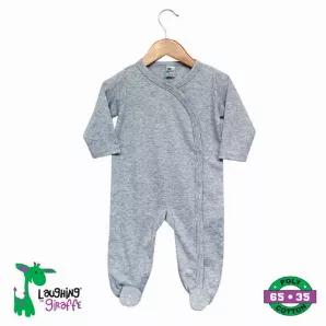 Length: 5 Width: 5 Height: 2 Snap button front<br>Footed coverall<br>