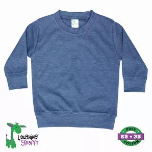 Length: 5 Width: 5 Height: 2 <h2>Toddler Long Sleeve Pullover T-shirt </h2>Keep your little ones warm with these fashionable sweatshirt style t-shirts. This solid white long sleeve sweatshirt can be worn as-is or personalized. Made from a lightweight & breathable fabric with an Interlock Knit; are soft and cozy any toddler will love. ideal for Sublimation & Screen Printing.