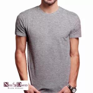 Length: 5 Width: 5 Height: 2 <h2>Great Quality Men's Blank T-Shirts </h2><br>A Men's black t-shirt from Neil & David is an essential piece in every man's wardrobe. Made from 4.5 oz ring-spun 100% Polyester that feels like cotton gives men a stylish & moisture-resistant tee for comfortable wear. Whether you are working out, lounging around or just need a comfortable Men's gray t-shirt for a casual night on the town " this short sleeve tee will keep you looking fresh for any occasion. Perfect for 