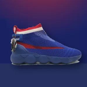 <h3>**WE SUGGEST EVERYONE BY A SIZE UP FRON THEIR NORMAL SIZE**</h3><p>USA Royal Blue Sneakers from N1DP Sneakers Collection for Super Athletes</p>