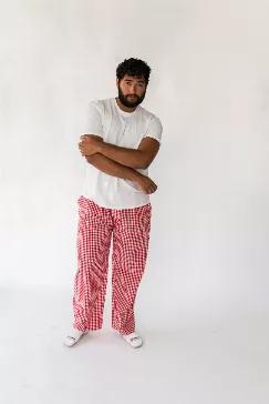 <meta charset="UTF-8"><p data-mce-fragment="1">Our Classic Holiday Red and White Gingham collection is made from luxurious pure and super-soft cotton fabric. No matter what your challenges are, our collections help you relax, dream better and be happier in our most comfortable Wellington Pajama Pants.</p><p data-mce-fragment="1"><span data-mce-fragment="1">- 100% Soft Cotton</span><br>- Relaxed Fit<br data-mce-fragment="1">- Handcrafted<br data-mce-fragment="1">- Pockets<br data-mce-fragment="1"