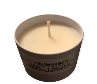 <p>Sunday Morning Breakfast is an incredibly warming scent reminiscent of Cornmeal cereal had for Sunday morning breakfast. Try this delicate aromaful therapy with: </p> <br>
Top Notes  Corn Meal, Sugar <br>
Middle Notes:  Maple Sugar, Buttermilk <br>
Base Notes  Warm Bread <br>