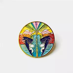 Pin your intentions to your lapel and take them with you after a reading. Proudly display your Tarot connection while you're out and about.<br>
 <br>
1.25" diameter<br>
Double pin backing<br>
Printed in the PNW<br>
Made in United States of America<br>