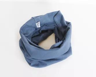 <p>This is a mask and gaiter in one! Each washable gaiter is made of  a double layer of<span> </span><span>stretchy knit </span>fabric. Easy and comfortable to wear, perfect for those days when you are going in and out of your home.  </p>
<p>S/M Size: 18" circumference, 15" max width. Fits most ages 10+</p>
<p><span>L/XL Size: 20" circumference, 15" max width. </span></p>
<p>Model images show fit only.</p>
<div><strong>Care Directions:</strong></div>
<div>Wash before first use! </div>
<div>Wash 