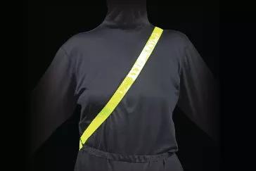 <p>Our reflective sash band is an excellent alternative to a reflective vest anytime you want to be seen day or night up to 1200 feet away.  52"Long, utilizing 1" Tape with a Quick release buckle and belt that fits up to 42-inch waist.</p>
