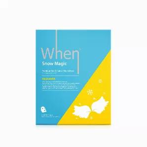 <p>When your skin is looking dull and lackluster When Snow Magic premium bio-cellulose sheet mask soaked in intensely hydrating serum formulated with Niacinamide (Vitamin B3) and Aloe Vera Leaf Extract will help to add a beautiful glow back to skin stressed out by UV rays and heat.</p><p><span>Dermatologically Safe / Hypoallergenic / Paraben-free / Phthalate-free / No Animal Testing / Vegan</span></p><p><span>Choose from 23 ml / 0.8 fl oz (Singles), 92 ml / 3.1 fl oz (4 pcs Box Set), or 276 ml /