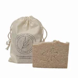 <p>A fruity, floral scent with added sea salt and ground apricot pit to create an exfoliating soap bar.</p><p><br data-mce-fragment="1">We use organic, skin loving oils to make these bars. Each soap bar comes packaged in a hand stamped cotton muslin bag - perfect for gift giving! <br data-mce-fragment="1"><br data-mce-fragment="1">Vegan friendly Soap Ingredients: Saponified olive oil, castor oil, avocado oil, vitamin E; sea salt, ground apricot pit, fragrance oil/ essential oil</p><p><br data-mc