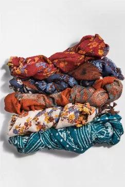 <p>This bundle makes it easy to display a gorgeous wool collection of scarves in your boutique.&nbsp;Each of these 5 scarves is&nbsp;made in India with 100% Wool or Silk/Wool blends.&nbsp;They are the perfect size to wear as a scarf or a wrap and add a gorgeous pop of color to any outfit.&nbsp;Save $95 when you buy the bundle!</p>

<p>118805 -</p>

<ul>
	<li>100% Wool</li>
	<li>28&quot; x 75&quot;</li>
	<li>Made in India</li>
	<li>$39 If You Buy Separately</li>
</ul>

<p>117710 -</p>