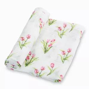 <ul data-mce-fragment="1" class="a-unordered-list a-vertical a-spacing-mini">
<li data-mce-fragment="1"><span data-mce-fragment="1" class="a-list-item">SOFT AND COZY SWADDLING BLANKET - Wrap your little loves in LollyBanks extra soft 100% cotton muslin swaddles to make your baby feel safe and secure. Each 47x47 blanket provides enough space to snuggly and securely wrap your newborn as well as provide comfort through the toddler years.</span></li>
<li data-mce-fragment="1">  BEAUTIFUL FLOWER PRIN